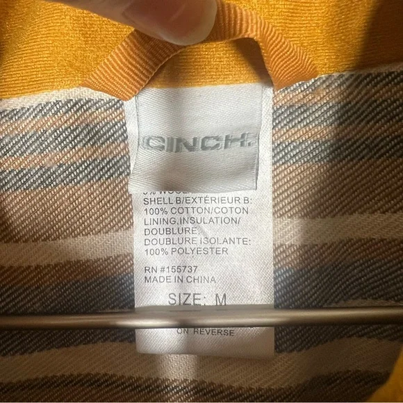 Cinch Gray & Tan Wool-Blend Western Vest - Picture 6 of 11